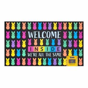 PEEPS “INSIDE WE’RE ALL THE SAME” Colorful Welcome Mat